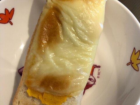 離乳食完了期　かぼちゃonチーズのトースト